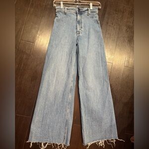 Zara, high waisted stretch, denim size 2 mariner fit